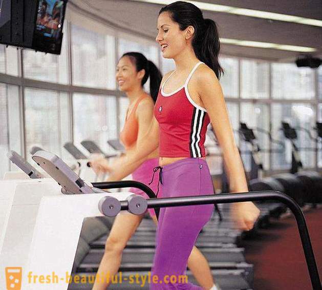 Training in der Turnhalle für Gewichtsverlust Frauen