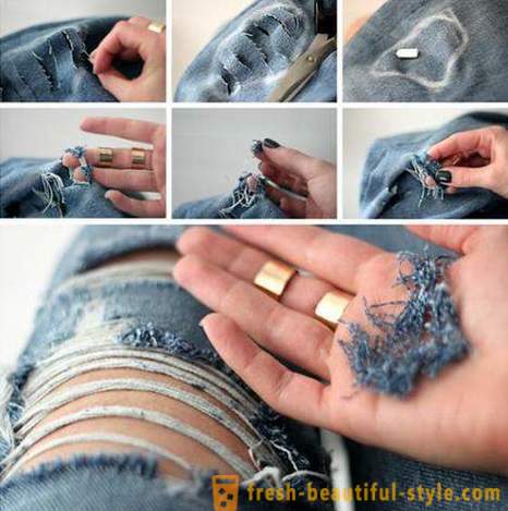 Fashion-Tipps: Wie Löcher und Abschürfungen an seiner Jeans machen?