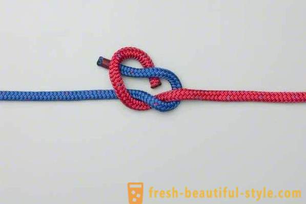 Altes Handwerk: wie man einen Knoten binden