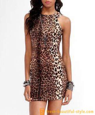 Leopard Kleid schöne Räuber