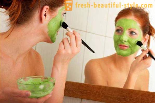 Gesichtsmasken Bleaching: professionelle Hautpflege zu Hause